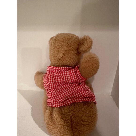 Vintage Brown Teddy Bear plush hand puppet 13 inches - Picture 6 of 6